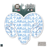 Tar Heels Ram Rugged Sticker